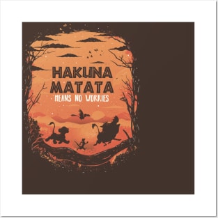 Hakuna Matata Posters and Art